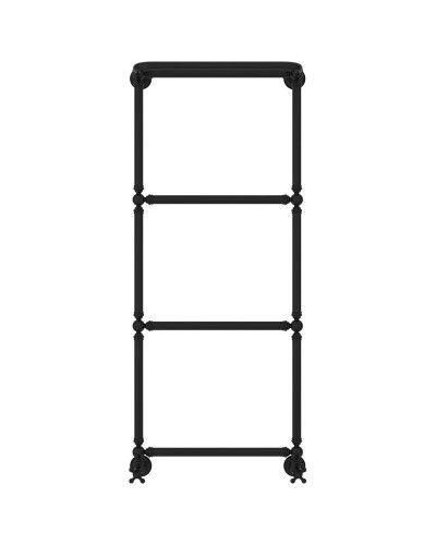 Полотенцесушитель водяной 1260х500 черный матовый Сунержа Ренессанс 1386 31-0281-1250