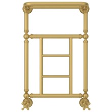 Полотенцесушитель водяной 660х400 золотой матовый Сунержа Ренессанс 1452 032-0282-6640