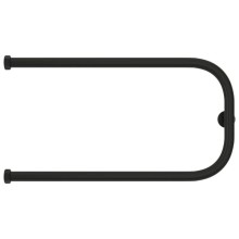 Полотенцесушитель водяной 320х650 черный матовый Сунержа П-образный+ 31-4003-3265