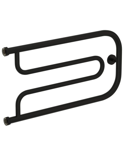 Полотенцесушитель водяной 320х650 черный матовый Сунержа Гусли+ 31-4009-3265