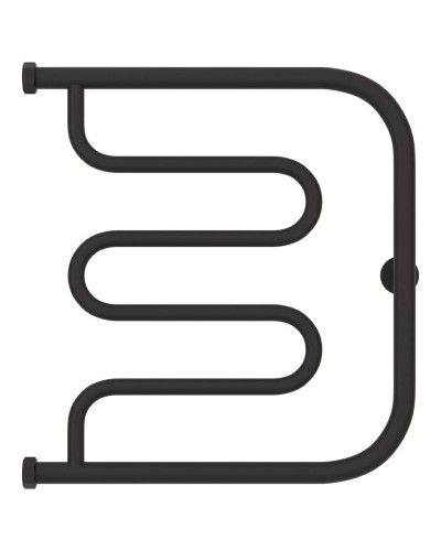 Полотенцесушитель водяной 500х500 темный титан муар Сунержа Лира+ 15-4011-5050