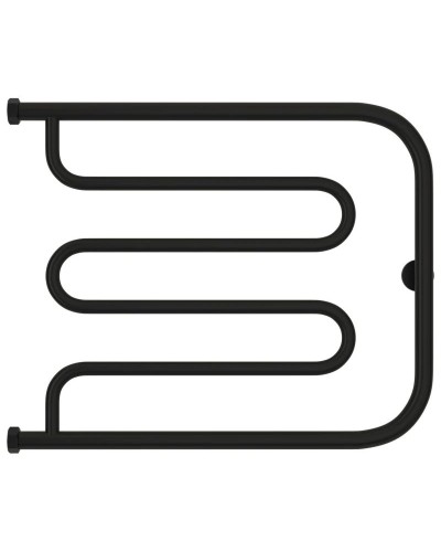 Полотенцесушитель водяной 500х650 черный матовый Сунержа Лира+ 31-4011-5065