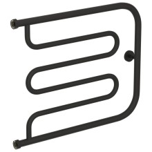 Полотенцесушитель водяной 500х650 темный титан муар Сунержа Лира+ 15-4011-5065