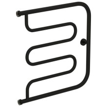 Полотенцесушитель водяной 600х600 черный матовый Сунержа Лира+ 31-4011-6060