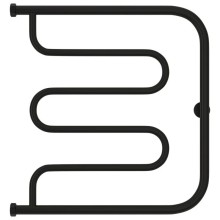 Полотенцесушитель водяной 600х600 черный матовый Сунержа Лира+ 31-4011-6060