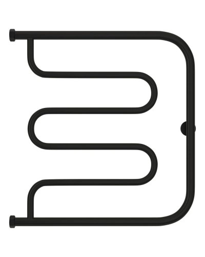 Полотенцесушитель водяной 600х600 черный матовый Сунержа Лира+ 31-4011-6060