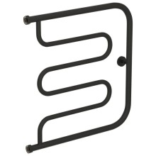 Полотенцесушитель водяной 600х600 темный титан муар Сунержа Лира+ 15-4011-6060