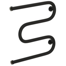 Полотенцесушитель водяной 500х500 черный матовый Сунержа М-образный+ 31-4007-5050