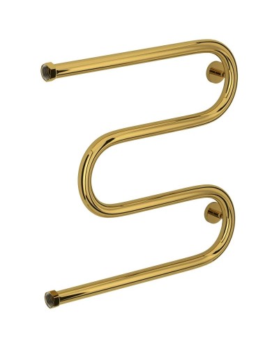 Полотенцесушитель водяной 500х500 золотой Сунержа М-образный+ 03-4007-5050