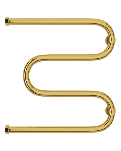 Полотенцесушитель водяной 500х500 золотой Сунержа М-образный+ 03-4007-5050