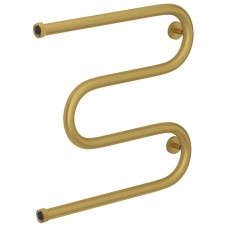 Полотенцесушитель водяной 500х500 золотой матовый Сунержа М-образный+ 032-4007-5050