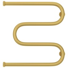 Полотенцесушитель водяной 500х500 золотой матовый Сунержа М-образный+ 032-4007-5050