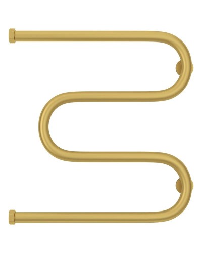 Полотенцесушитель водяной 500х500 золотой матовый Сунержа М-образный+ 032-4007-5050