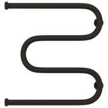 Полотенцесушитель водяной 500х500 темный титан муар Сунержа М-образный+ 15-4007-5050