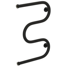 Полотенцесушитель водяной 600х400 черный матовый Сунержа М-образный+ 31-4007-6040