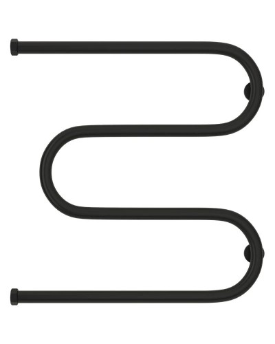 Полотенцесушитель водяной 600x600 черный матовый Сунержа М-образный+ 31-4007-6060