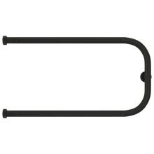 Полотенцесушитель водяной 320х650 черный матовый Сунержа П-образный +2 полки 31-4004-3265