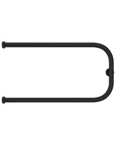 Полотенцесушитель водяной 320х650 черный матовый Сунержа П-образный +2 полки 31-4004-3265