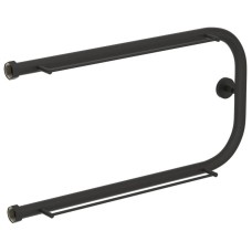 Полотенцесушитель водяной 320х650 темный титан муар Сунержа П-образный +2 полки 15-4004-3265