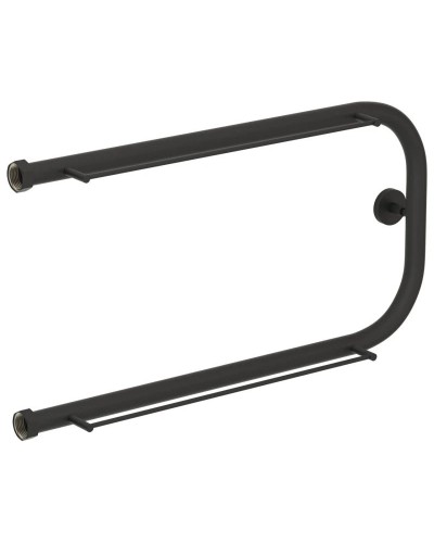 Полотенцесушитель водяной 320х650 темный титан муар Сунержа П-образный +2 полки 15-4004-3265