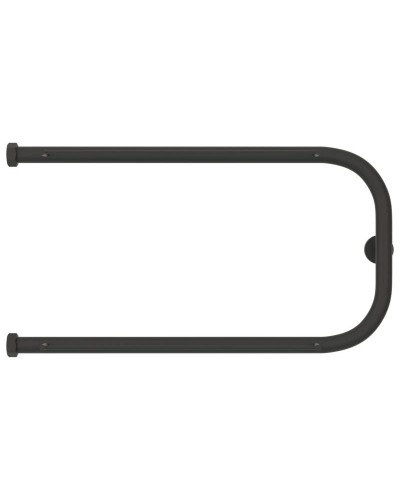 Полотенцесушитель водяной 320х650 темный титан муар Сунержа П-образный +2 полки 15-4004-3265