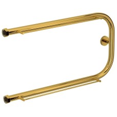 Полотенцесушитель водяной 320х650 золотой Сунержа П-образный +2 полки 03-4004-3265