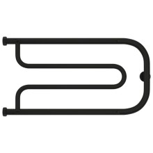 Полотенцесушитель водяной 320х650 черный матовый Сунержа Гусли +2 полки 31-4010-3265