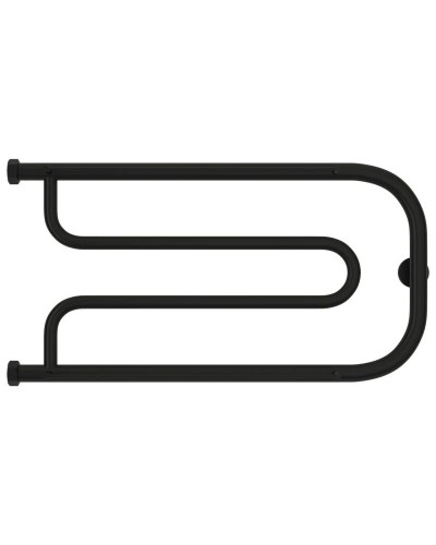 Полотенцесушитель водяной 320х650 черный матовый Сунержа Гусли +2 полки 31-4010-3265