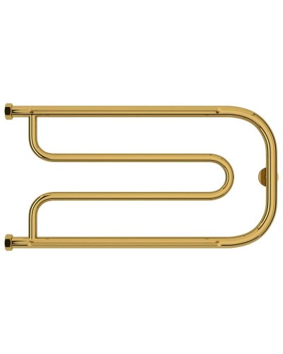 Полотенцесушитель водяной 320х650 золотой Сунержа Гусли +2 полки 03-4010-3265