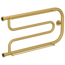 Полотенцесушитель водяной 320х650 золотой матовый Сунержа Гусли +2 полки 032-4010-3265