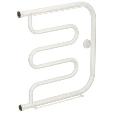 Полотенцесушитель водяной 500х500 белый глянец Сунержа Лира +2 полки 12-4012-5050