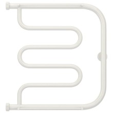 Полотенцесушитель водяной 500х500 белый глянец Сунержа Лира +2 полки 12-4012-5050