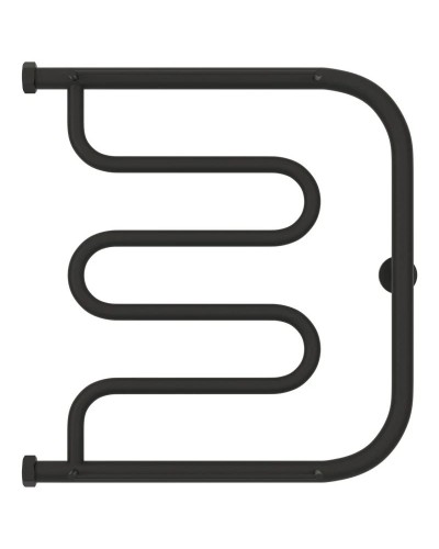 Полотенцесушитель водяной 500х500 темный титан муар Сунержа Лира +2 полки 15-4012-5050