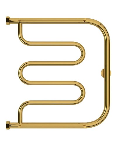 Полотенцесушитель водяной 500х500 золотой Сунержа Лира +2 полки 03-4012-5050