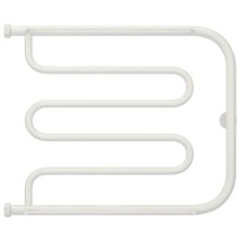 Полотенцесушитель водяной 500х650 белый глянец Сунержа Лира +2 полки 12-4012-5065