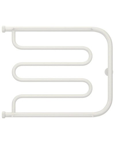 Полотенцесушитель водяной 500х650 белый глянец Сунержа Лира +2 полки 12-4012-5065