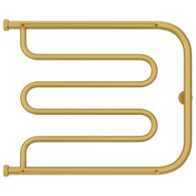 Полотенцесушитель водяной 500х650 золотой матовый Сунержа Лира +2 полки 032-4012-5065