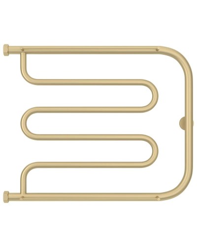 Полотенцесушитель водяной 500х650 шампань матовая Сунержа Лира +2 полки 022-4012-5065