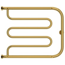 Полотенцесушитель водяной 500х650 золотой Сунержа Лира +2 полки 03-4012-5065