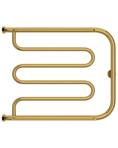 Полотенцесушитель водяной 500х650 золотой Сунержа Лира +2 полки 03-4012-5065