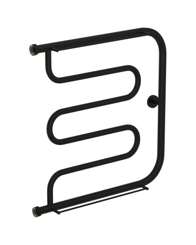 Полотенцесушитель водяной 600х600 черный матовый Сунержа Лира +2 полки 31-4012-6060