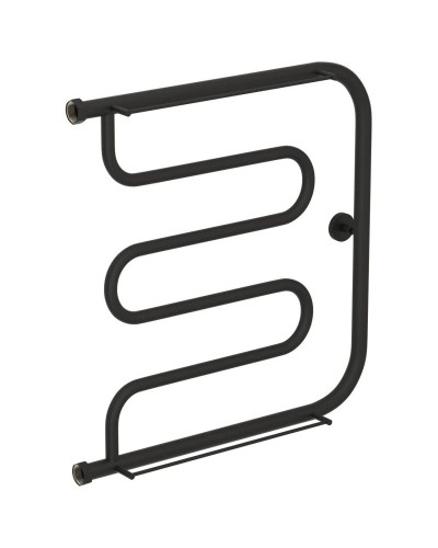 Полотенцесушитель водяной 600х600 темный титан муар Сунержа Лира +2 полки 15-4012-6060