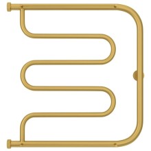 Полотенцесушитель водяной 600х600 золотой матовый Сунержа Лира +2 полки 032-4012-6060