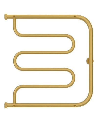 Полотенцесушитель водяной 600х600 золотой матовый Сунержа Лира +2 полки 032-4012-6060