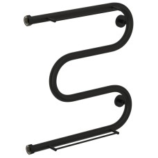 Полотенцесушитель водяной 500х500 черный матовый Сунержа М-образный +2 полки 31-4008-5050