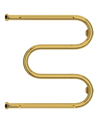 Полотенцесушитель водяной 500х500 золотой Сунержа М-образный +2 полки 03-4008-5050