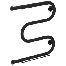 Полотенцесушитель водяной 500х500 темный титан муар Сунержа М-образный +2 полки 15-4008-5050