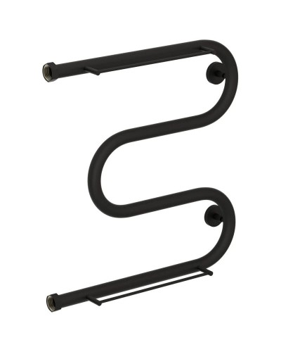 Полотенцесушитель водяной 500х500 темный титан муар Сунержа М-образный +2 полки 15-4008-5050