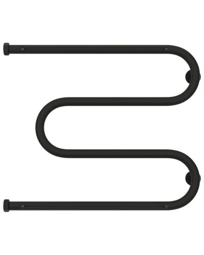 Полотенцесушитель водяной 500х650 темный титан муар Сунержа М-образный +2 полки 15-4008-5065