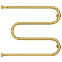 Полотенцесушитель водяной 500х650 золотой матовый Сунержа М-образный +2 полки 032-4008-5065